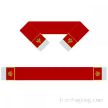 Sciarpa della bandiera del Montenegro Sciarpa della squadra di calcio Sciarpa dei tifosi di calcio